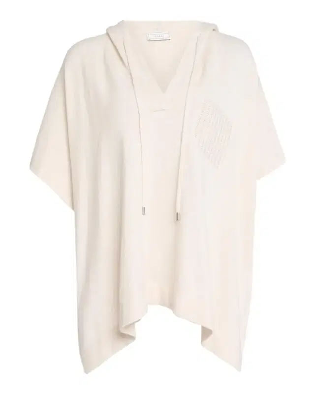 PESERICO Hooded Chain-Trim Knit Sweater