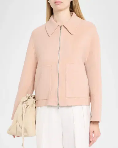 PESERICO Wool-Cashmere Zip Jacket | Thumbnail 4