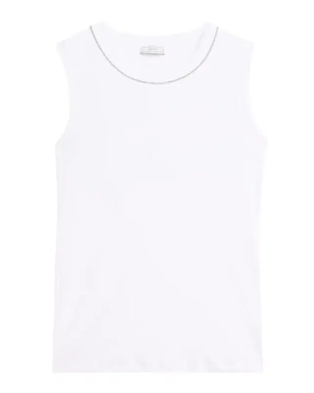 PESERICO Punto Luce Crewneck Rib Knit Top