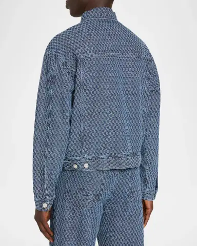Hudson Men's Jacquard Denim Jacket | Thumbnail 3