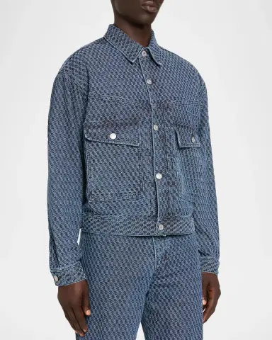 Hudson Men's Jacquard Denim Jacket | Thumbnail 4