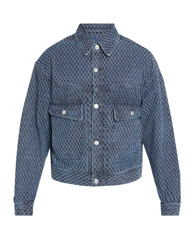 Hudson Men's Jacquard Denim Jacket
