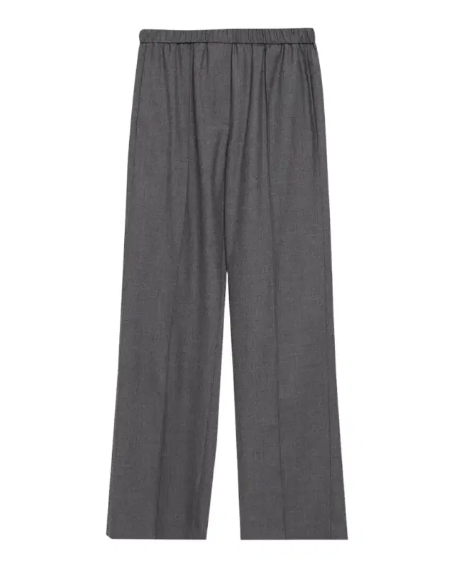 PESERICO Wide-Leg Stretch Wool Pants