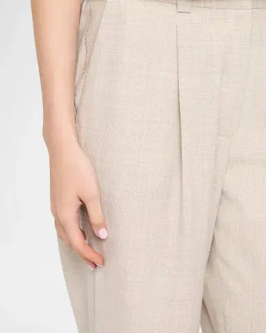 PESERICO Pleated Tapered Ankle Pants | Thumbnail 5