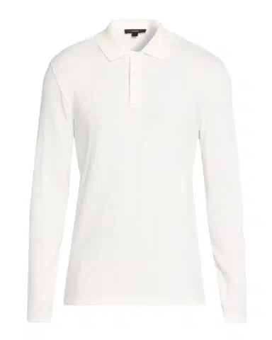 Vince Men's Long-Sleeve Textured Polo Shirt | Thumbnail 1