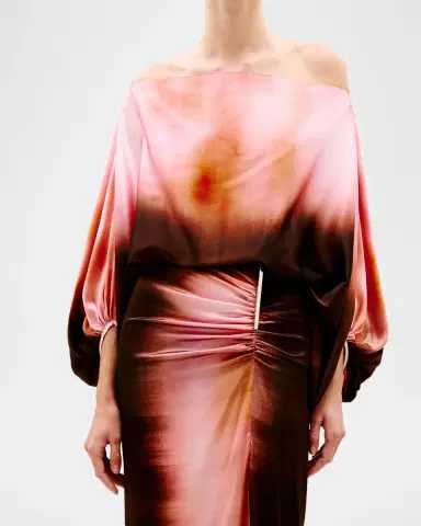 Silvia Tcherassi Bellagio Silk Stretch Blouse | Thumbnail 4