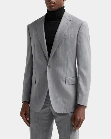 Ralph Lauren Men's Wool Single-Breasted Pinstripe Suit | Thumbnail 4 Ralph Lauren Men's Wool Single-Breasted Pinstripe Suit | Thumbnail 4
