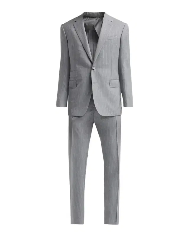 Ralph Lauren Men's Wool Single-Breasted Pinstripe Suit