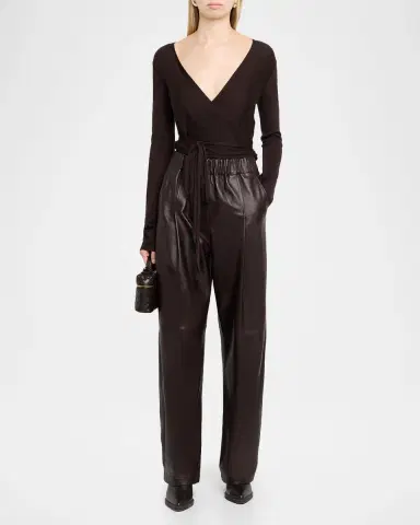 A.L.C. Emma Merino Wool Wrap Sweater | Thumbnail 2 A.L.C. Emma Merino Wool Wrap Sweater | Thumbnail 2