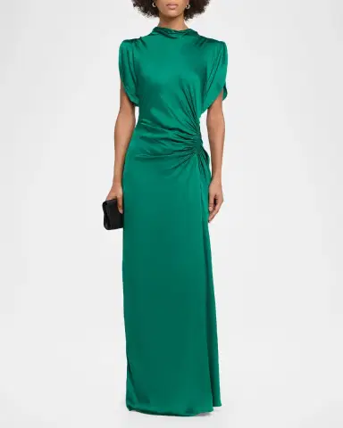 A.L.C. Nadia Satin Gown | Thumbnail 2 A.L.C. Nadia Satin Gown | Thumbnail 2