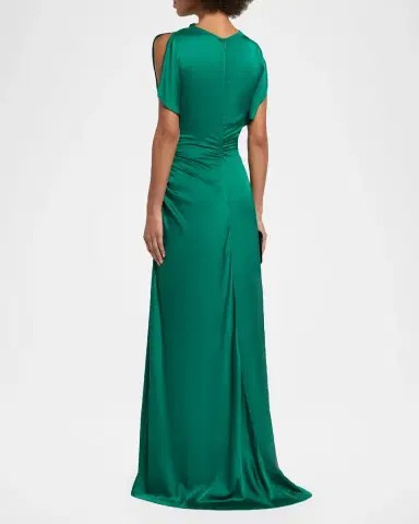 A.L.C. Nadia Satin Gown | Thumbnail 3 A.L.C. Nadia Satin Gown | Thumbnail 3