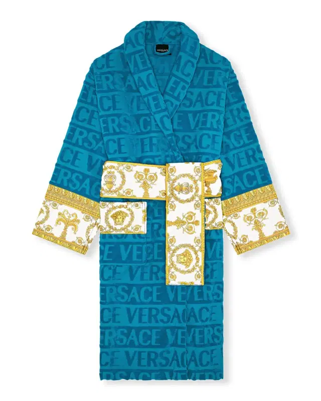 Versace Unisex Barocco Sleeve Robe