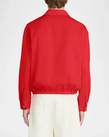 Frame Men's x Sotheby's Cotton Zip-Up Bomber Jacket | Thumbnail 3