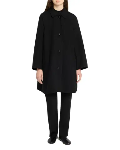 The Row Ina Wool-Cashmere Single-Breasted Car Coat | Thumbnail 2