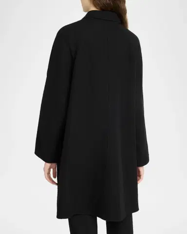 The Row Ina Wool-Cashmere Single-Breasted Car Coat | Thumbnail 3