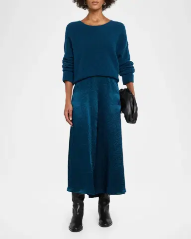 Eileen Fisher Crinkled Satin Maxi Skirt | Thumbnail 2