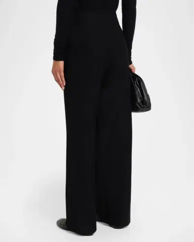 Eileen Fisher High-Rise Textural Knit Pants | Thumbnail 3