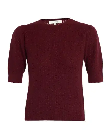Frame The Gathered Honeycomb Cashmere Sweater | Thumbnail 1 Frame The Gathered Honeycomb Cashmere Sweater | Thumbnail 1