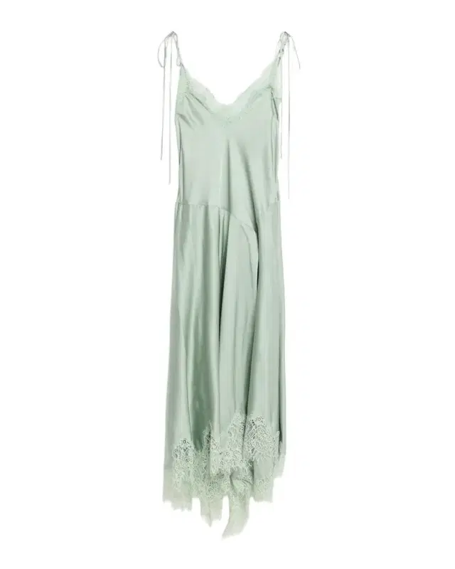 A.L.C. Aleena Satin Lace Maxi Dress