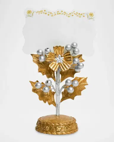 Juliska Forest Walk Holly Place Card Holder | Thumbnail 2 Juliska Forest Walk Holly Place Card Holder | Thumbnail 2