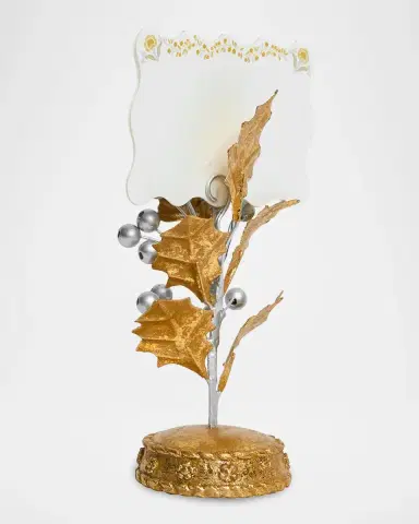 Juliska Forest Walk Holly Place Card Holder | Thumbnail 3 Juliska Forest Walk Holly Place Card Holder | Thumbnail 3