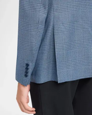 Emporio Armani Men's Glen Plaid Single-Breasted Sport Coat | Thumbnail 8
