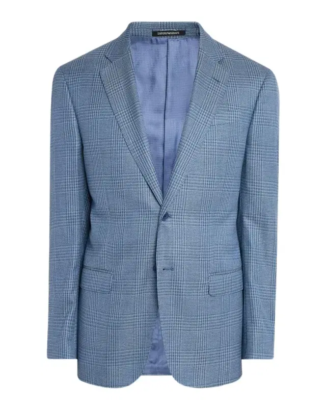 Emporio Armani Men's Glen Plaid Single-Breasted Sport Coat