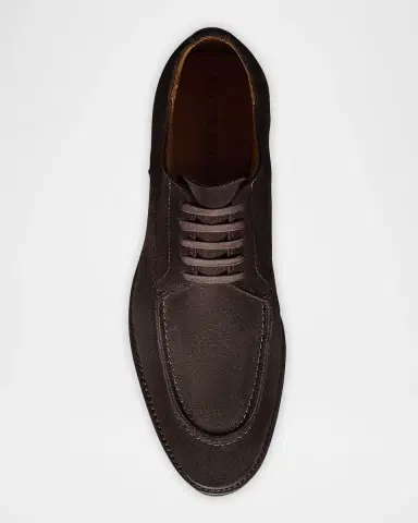 Allen Edmonds Men's Rivington Suede Apron-Toe Derby Shoes | Thumbnail 3