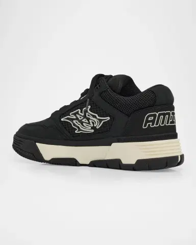 AMIRI Men's Ma-94 Leather and Mesh Sneakers | Thumbnail 2
