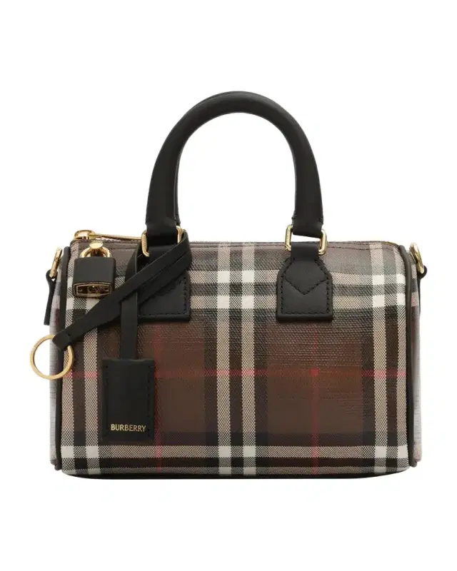 Burberry Mini Check Bowling Bag