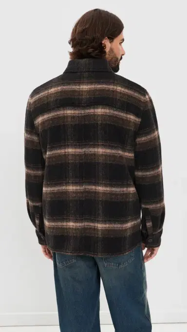 Isabel Marant Kervon Jacket Black/Khaki | Thumbnail 3