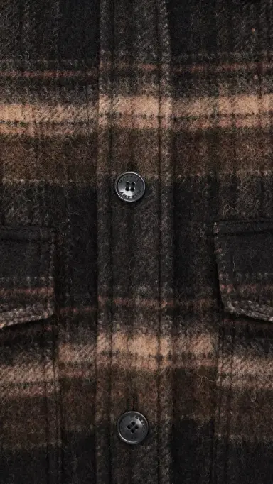Isabel Marant Kervon Jacket Black/Khaki | Thumbnail 6