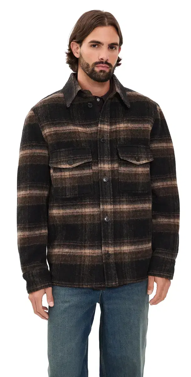 Isabel Marant Kervon Jacket Black/Khaki