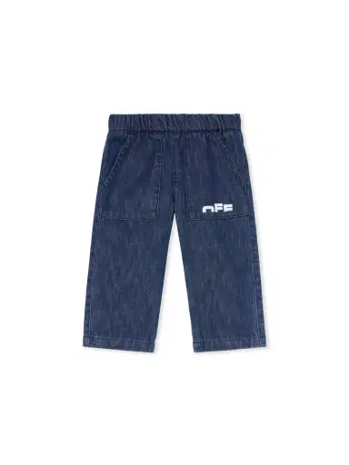 Off-White Type Logo Denim Logo Pants | Thumbnail 2 Off-White Type Logo Denim Logo Pants | Thumbnail 2