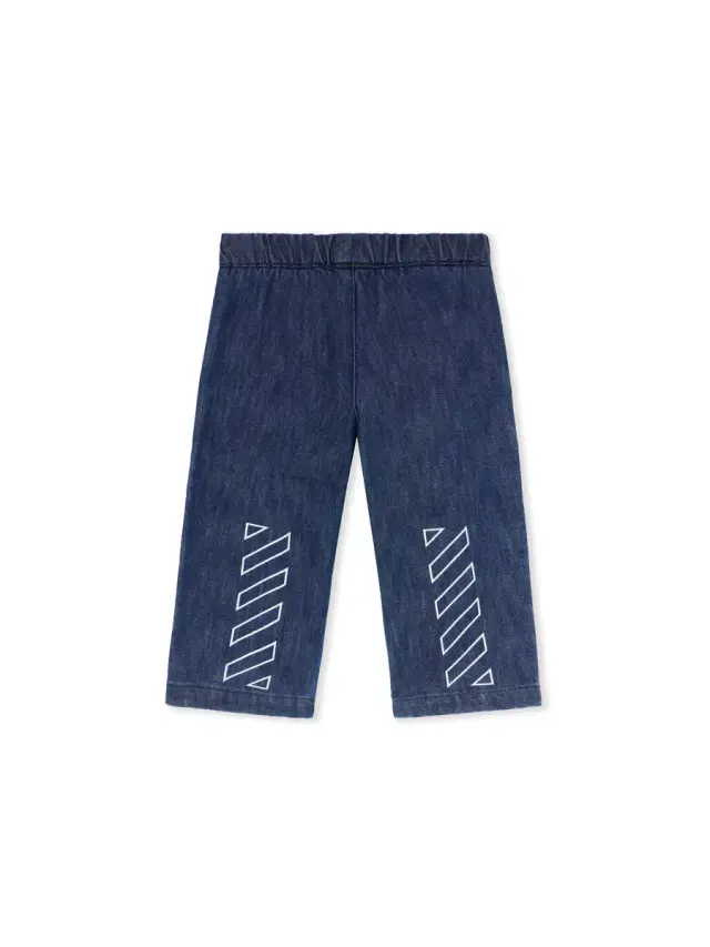 Off-White Type Logo Denim Logo Pants