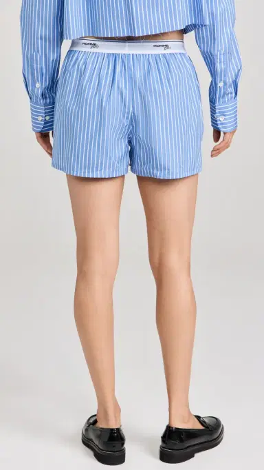 Hommegirls Boxer Shorts Blue White Stripe | Thumbnail 3