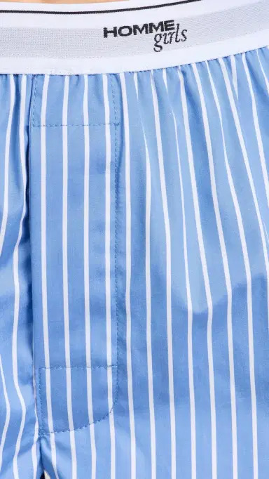 Hommegirls Boxer Shorts Blue White Stripe | Thumbnail 6