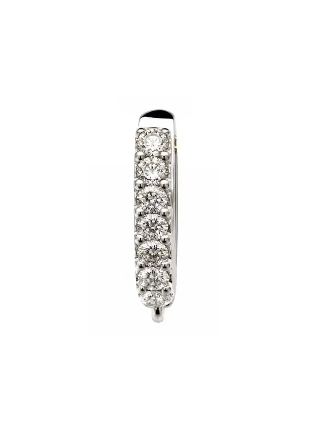 Wish Fine Jewelry 0.17ct Diamond 18K Gold Bail Pendant