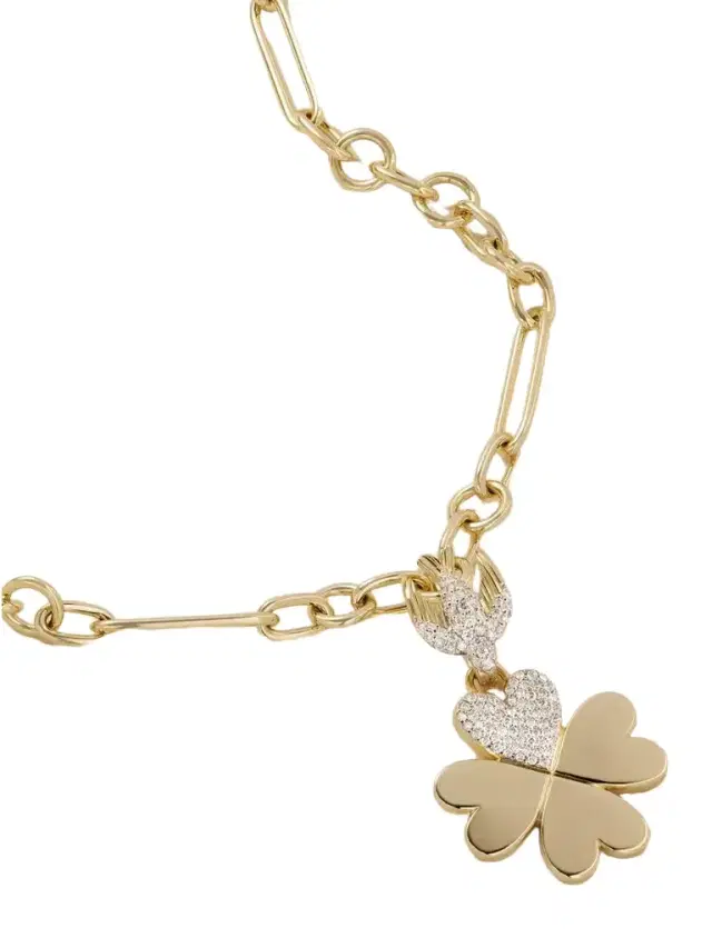 Foundrae 18-karat Gold Diamond Pendant Necklace