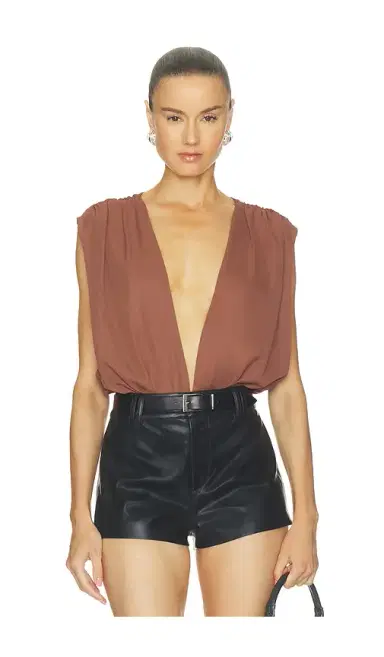 superdown Kalley Deep V Bodysuit | Thumbnail 1