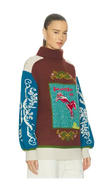 ALÉMAIS Lasso Patchwork Knit Sweater | Thumbnail 2 ALÉMAIS Lasso Patchwork Knit Sweater | Thumbnail 2