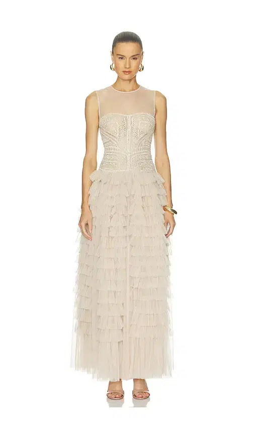 Ulla Johnson Orla Crochet & Tulle Dress
