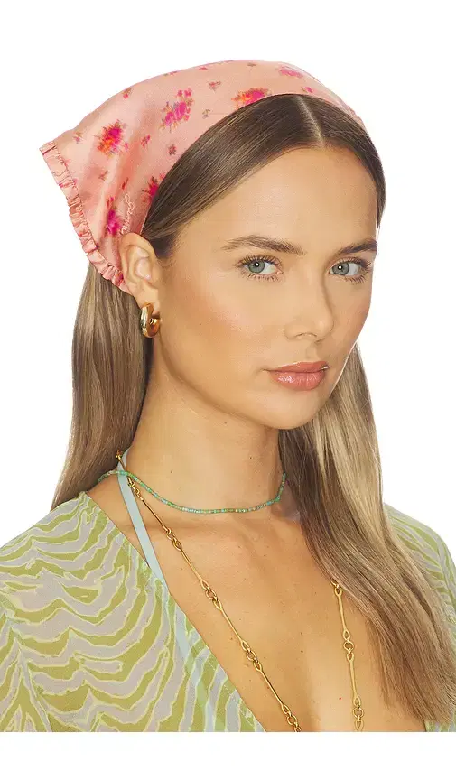 Ganni Silk Head Scarf