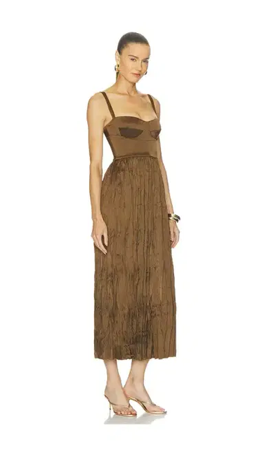 ALEJANDRA ALONSO ROJAS Pleated Bustier Dress | Thumbnail 2 ALEJANDRA ALONSO ROJAS Pleated Bustier Dress | Thumbnail 2