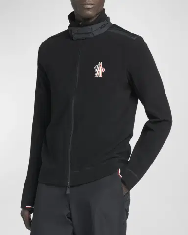 Moncler Grenoble Men's Base Fleece Cardigan | Thumbnail 4