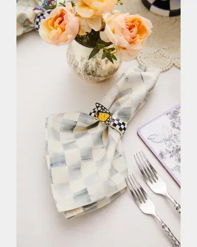 MacKenzie-Childs Butterfly Toile Napkin Rings, Set of 4 | Thumbnail 3