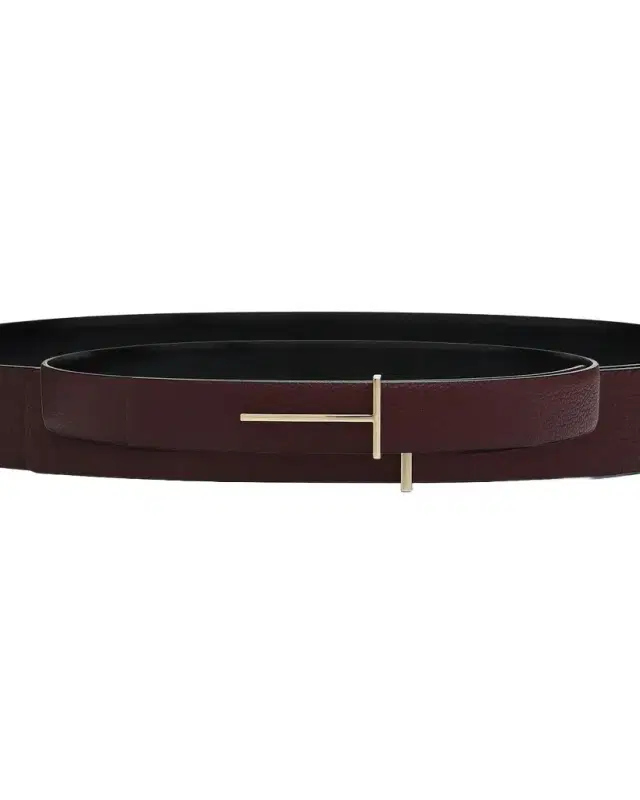 TOM FORD Boutique Slim T Reversible Leather Belt