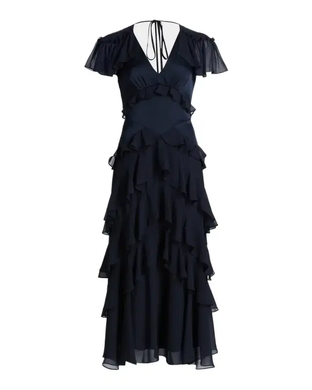 Cinq à Sept Tatum Ruffled Flutter-Sleeve Dress