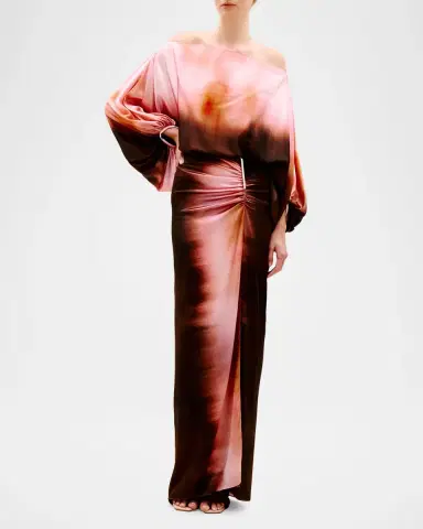 Silvia Tcherassi Keiry Silk Stretch Skirt | Thumbnail 2