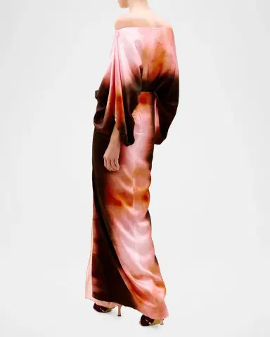 Silvia Tcherassi Keiry Silk Stretch Skirt | Thumbnail 3